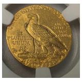 1928 $2.5 Gold Indian Head Coin, NGC
