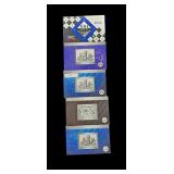(5) US Mint Proof Sets, One Silver