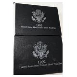 (2) US Mint Premier Silver Proof Sets