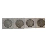 (4) Morgan Silver Dollars