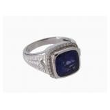 18K WG KHR Chromia 5.50ct Tanzanite, Diamond Ring
