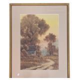 Edward R Sitzman 19.5x13.5 WC Autumn Dusk