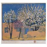 Gustav Baumann Woodblock, "Spring New Mexico"