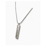 Tiffany & Co Sterling 1837 Bar Pendant