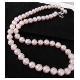 Tiffany & Co Pearl Necklace, 18K