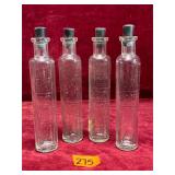 Antque Glass Jars, Apothecary/Battery Cell