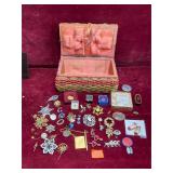 Various Costume Jewelry, Pins & Broaches