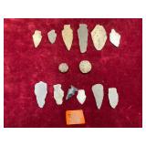 Various Arrowheads