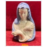 Vintage Bavaria German, Virgin Mary Bust