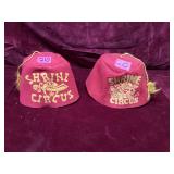 Pair of vintage SHRINE Circus Hats