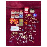 Various Military, $ Clips, Cuff Links & more