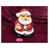 Cast-Iron Santa Bank