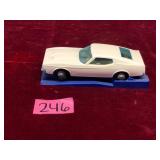 Vintage 1970s Toy Car and Launcher