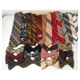 Lot of Vintage Bowties & Ties