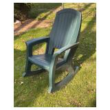 Plastic Patio Rocker