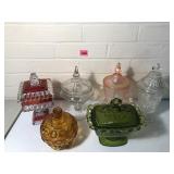 Lot of candy Dishes