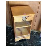 Small wooden end table