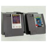 Pair of 1985 Nintendo game cartridges