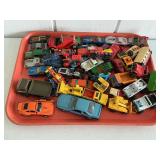 Vintage Matchbox style toy cars