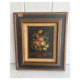 Signed floral painting/artwork