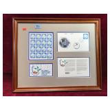 ART:  Framed Canadian Stamp Collection