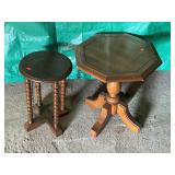 Pair of Vintage Wooden End Tables