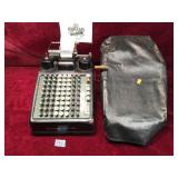 Vintage Burroughs Portable Adding Machine