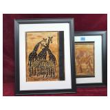 ART:  PKG, African Scenes on Wood Paper