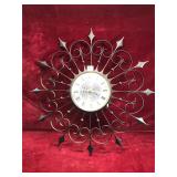 Rod Iron Wall Clock