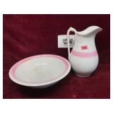 Iron Stone Pitcher and Basin