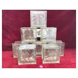 Vintage Clear Glass Blocks, 5 1/2"