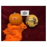 Halloween Ball and Pumpkin
