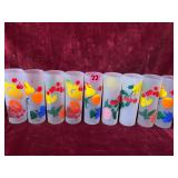 Vintage Federal Glass Frosted Tumblers