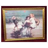 Framed Artwork in the Style of Fred Morgan