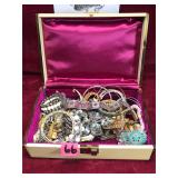 Costume Jewelry, Bracelets & Box