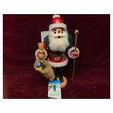 Wooden Smoker Santa