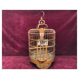 Vintage Bamboo Birdcage