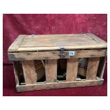Vintage Berry Crate and Wooden Baskets Lot