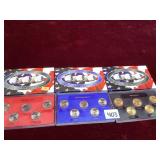 Assorted US Mint and Gold Edition Quarter Sets