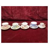 Collectible English Bone China Teacup Sets