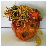 Vintage Halloween Papier-Mï¿½chï¿½ Jack-O-Lantern