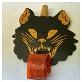 Vintage Halloween Black Cat Blowout Party Favor