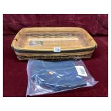 Longaberger Large Gathering Basket and Fabric...