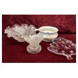 Vintage Glassware and Antique Chamber Pot...