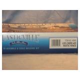Plasticville O Scale Log Cabin With Rustic Fence Plasticville O Scale Log Cabin With Rustic Fence