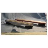 Two O Scale Circus Flat Cars Two O Scale Circus Flat Cars
