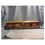 Two Vintage HO Scale Box Cars Two Vintage HO Scale Box Cars