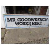 Mr. Goodwrench works here 2pc metal sign