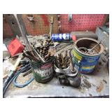 all drill bits & oil can