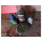 tree saw,weedeater line & items